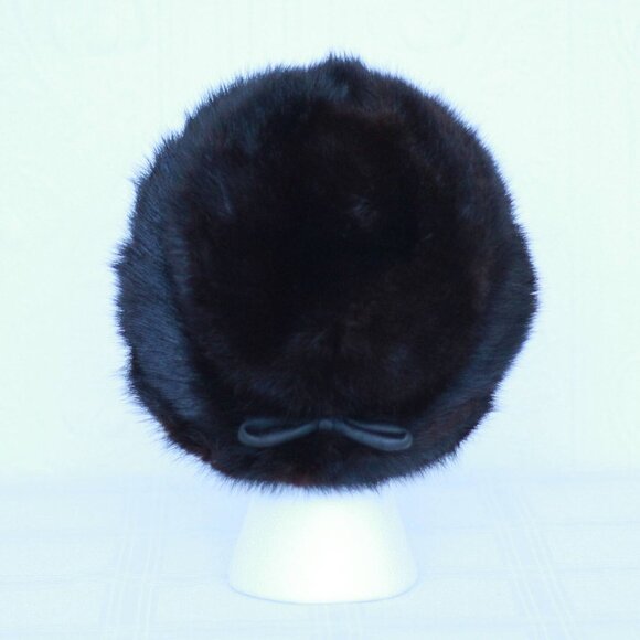 60's mink fur hat - small - Picture 3 of 4